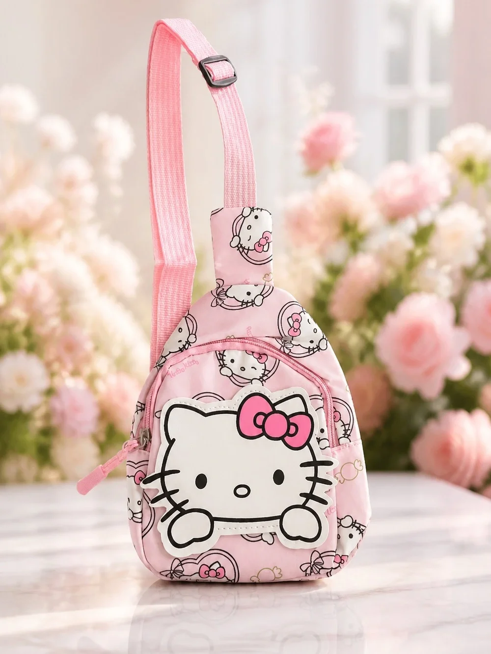 Sanrio Hello Kitty Mini Sling Adjustable Strap Backpack NWT